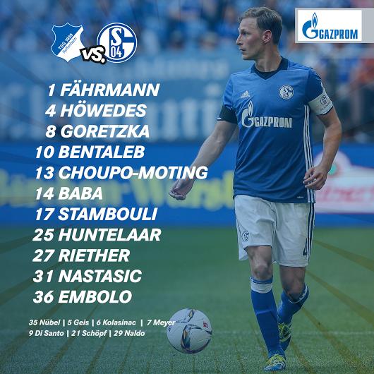 沙尔克04德甲迎来五连败客场1:2不敌霍芬海姆