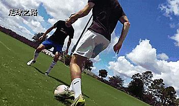 足球实战技巧牛尾巴,足球技巧脚后跟勾球