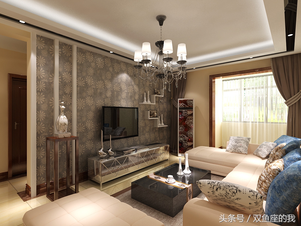 佳馨河畔-童年河97㎡两室两厅-现代简约风格案例