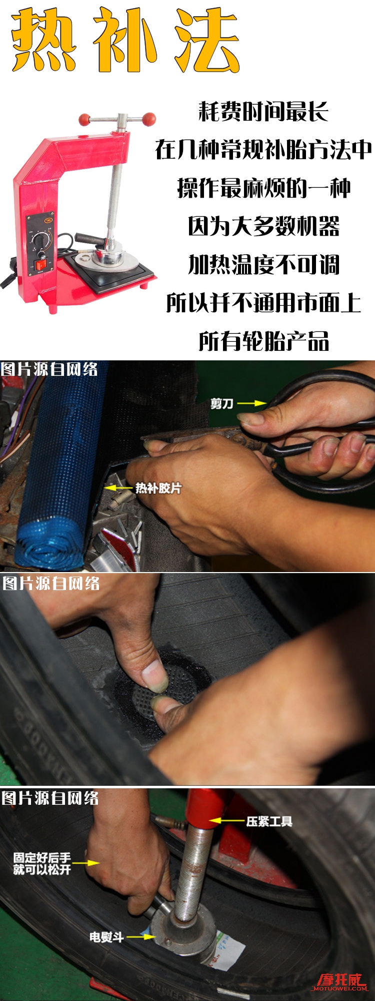 v课怎么做,摩托车轮胎的正确补法