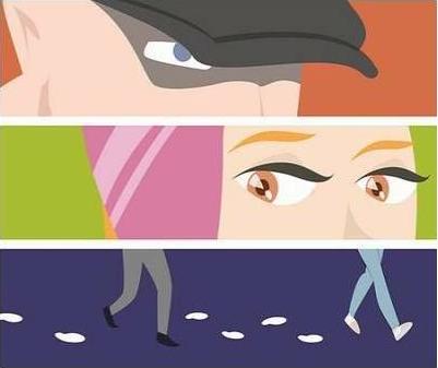 女生夜晚单独走夜路被尾随,女子夜间遭人尾随殴打