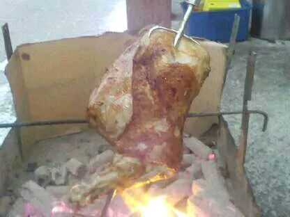 不用去内蒙,鲜嫩内蒙古特色烤羊腿