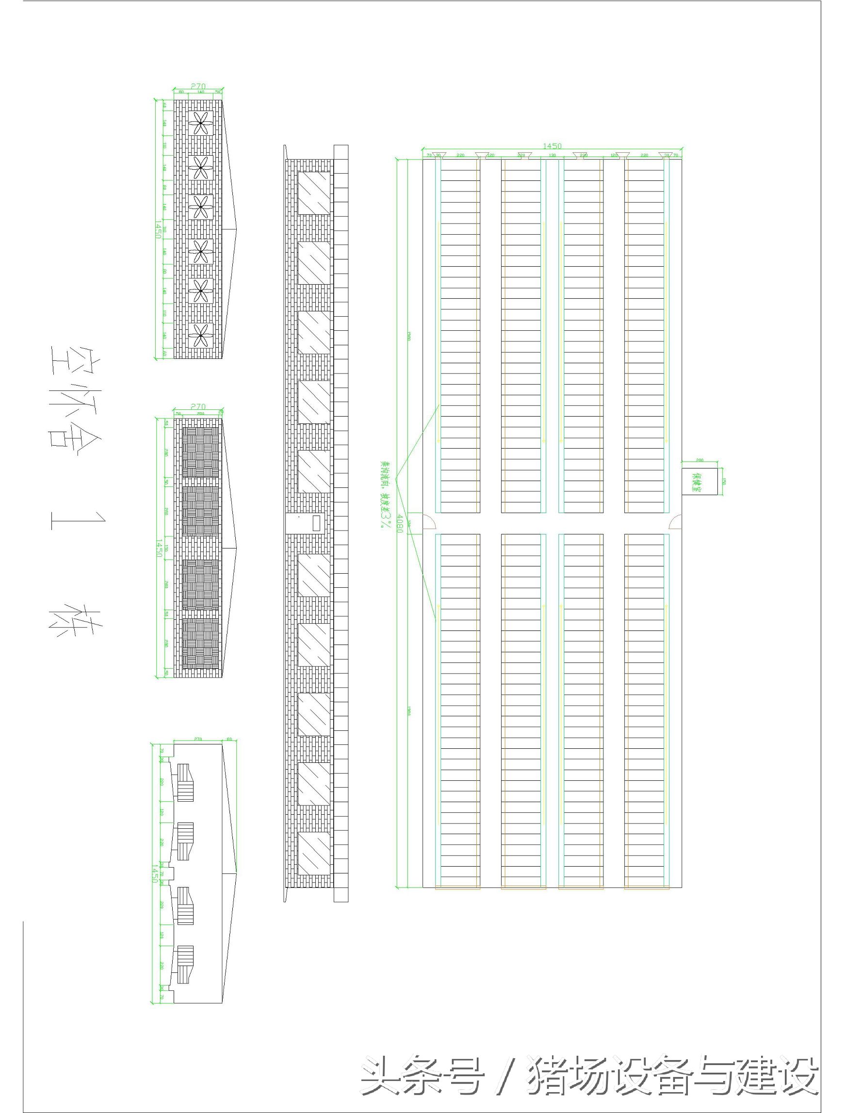 300头小规模猪场建设视频,300头养猪场设计图