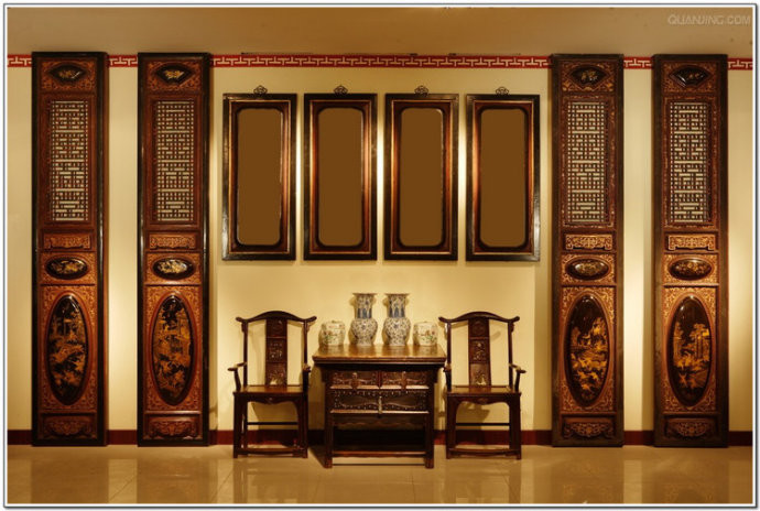 中式书房家具布置,中式家具怎样布置客厅