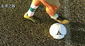 足球实战技巧牛尾巴,足球技巧脚后跟勾球