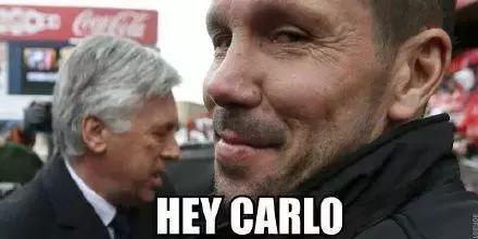 又见大红背球衣！不过马竞这点还是很良心的