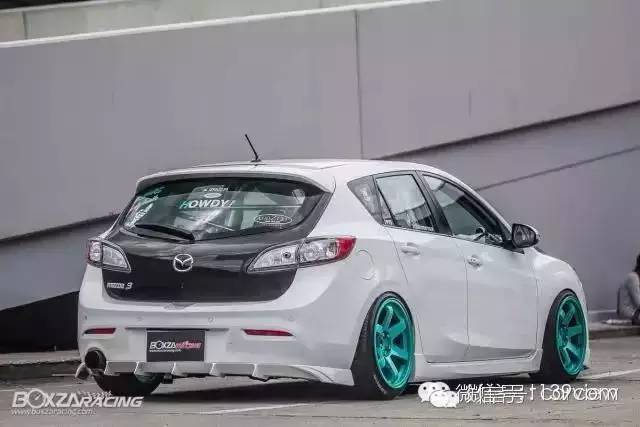 手动马自达3星骋两厢改装,马自达3平民如何改装好看