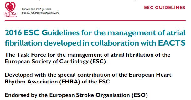 ESC2016马长生：解读2016年ESC房颤管理指南