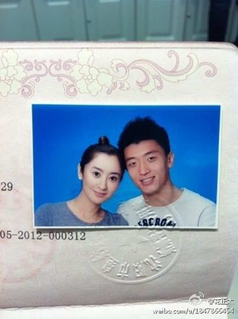 中国体坛明星结婚证原件照片大揭秘那一刻的幸福一生的守候