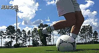 足球实战技巧牛尾巴,足球技巧脚后跟勾球