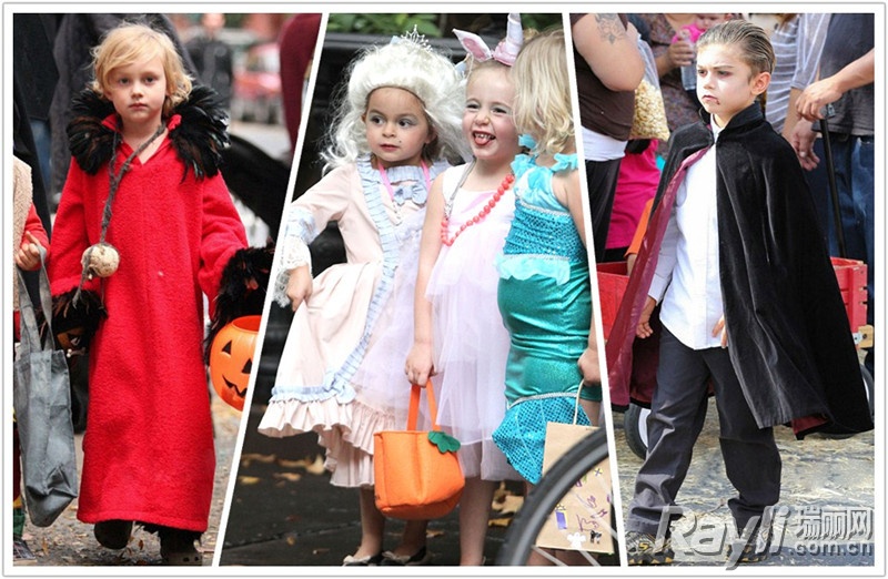 美国万圣节萌娃,万圣萌娃齐捣蛋