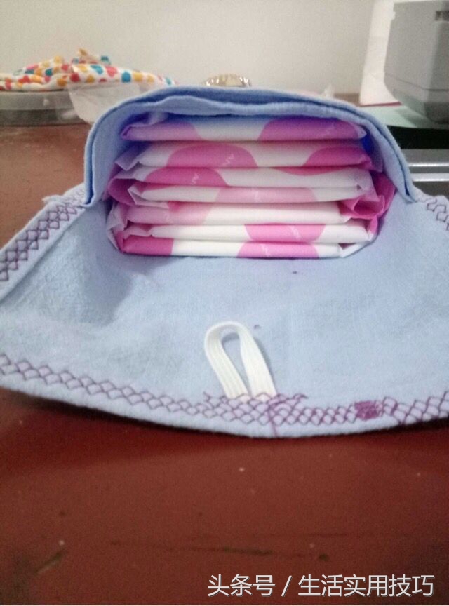 卫生巾袋子收纳放卫生间,卫生巾收纳包还可以装什么