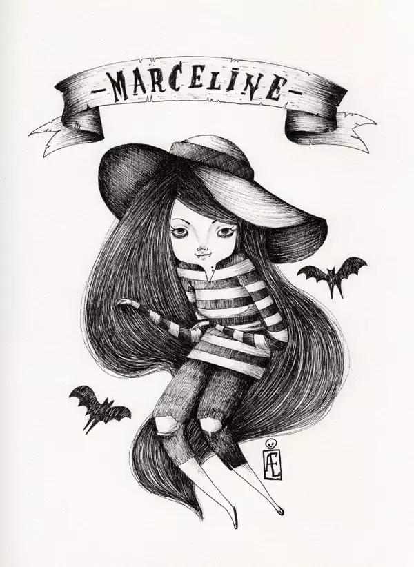 插画魔卡少女樱,插画少女和猫图片