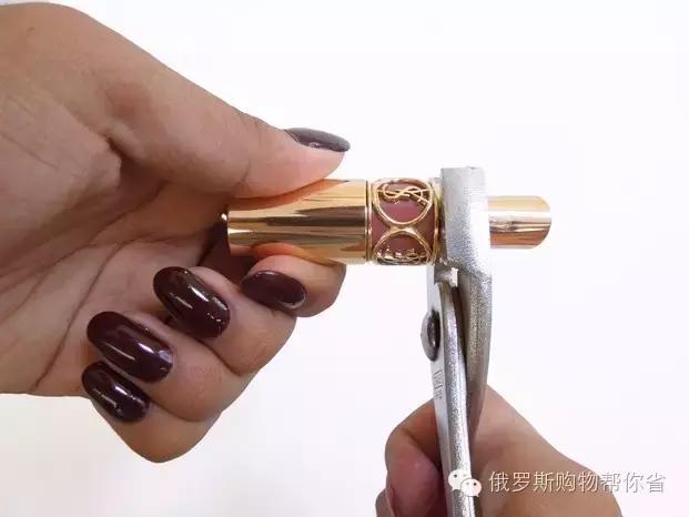 怎么把ysl圆管口红剩下的弄出来,ysl口红耳环