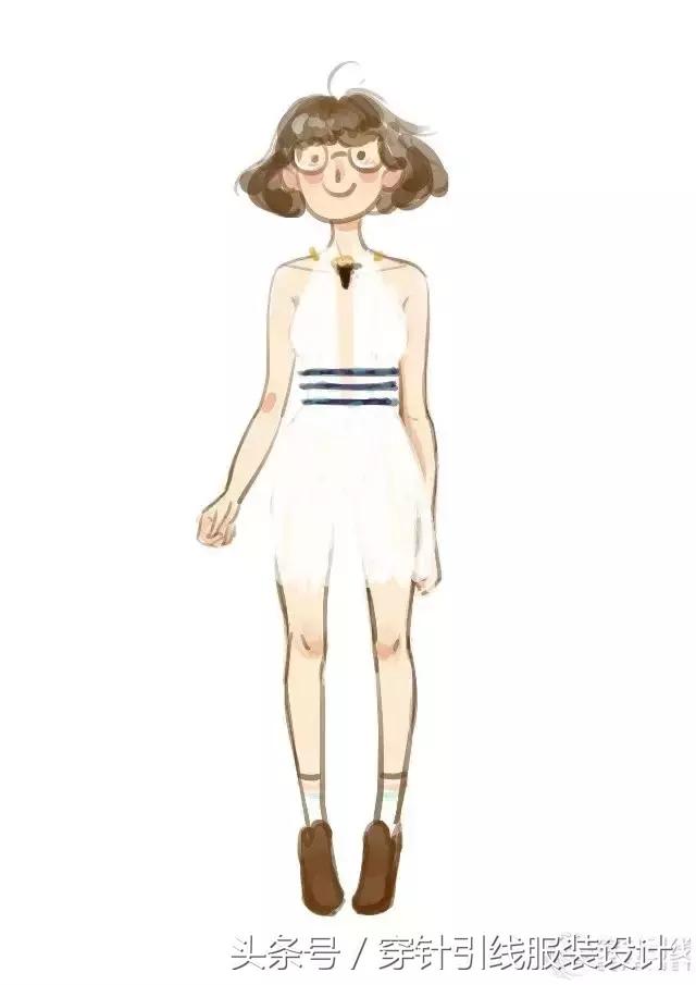 中世纪服装插画,女特工服装插画