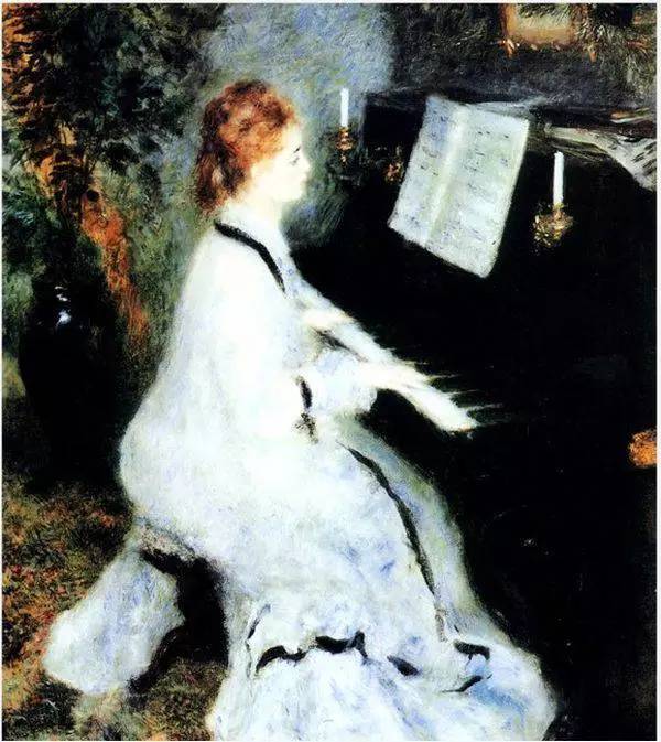 雷诺阿油画春之花,雷诺阿色系荧光笔