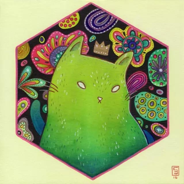 插画魔卡少女樱,插画少女和猫图片