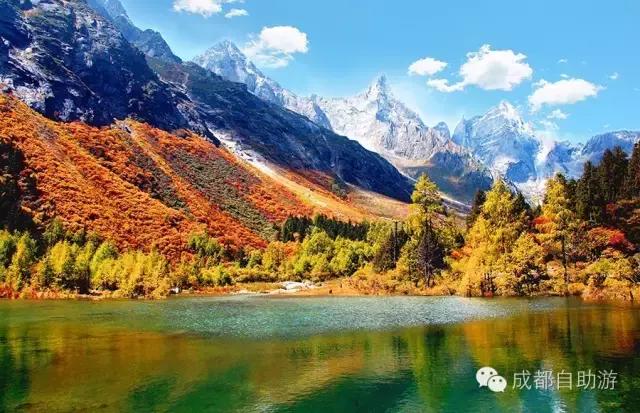 成都周边半小时车程左右看秋景,离成都200公里内景区