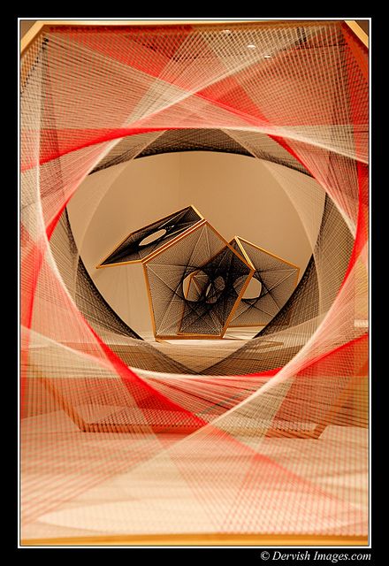 线的装置艺术作品,线的设计作品