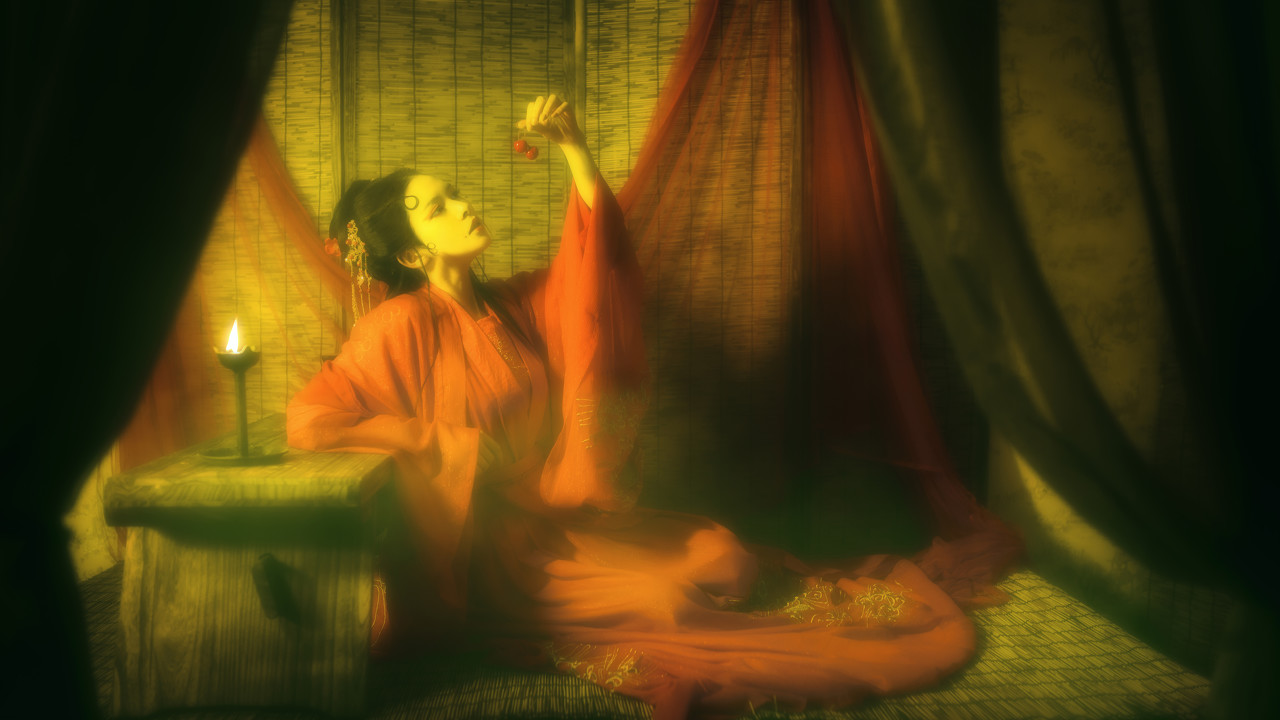 小说：她是病美人国师，在等的贵人