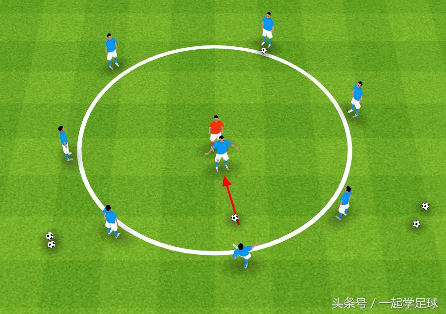 足球新手带球基本功训练,一起学球一起进步