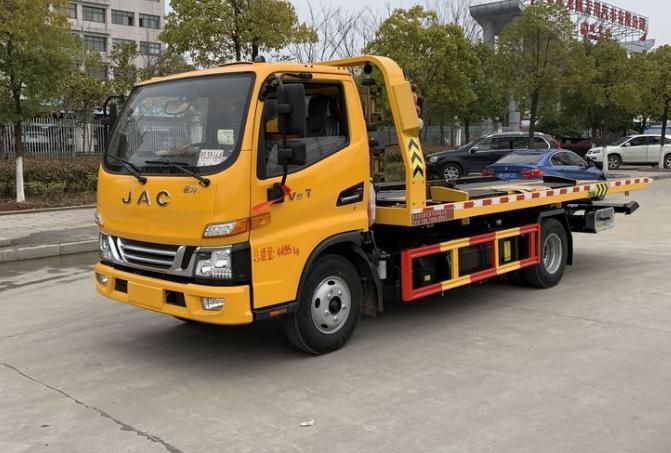 江淮骏铃v5蓝牌清障车多少钱,120马力江淮骏铃v5蓝牌清障车配置