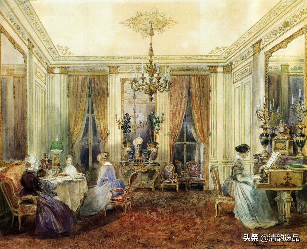 法国画家肖像油画作品欣赏,德国画家斯卡德绘画作品欣赏