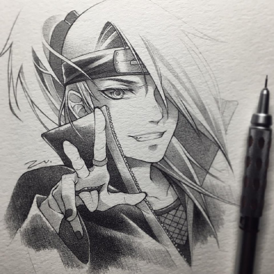 一支笔画真人的眼睛,一笔一笔画动漫人物绘画