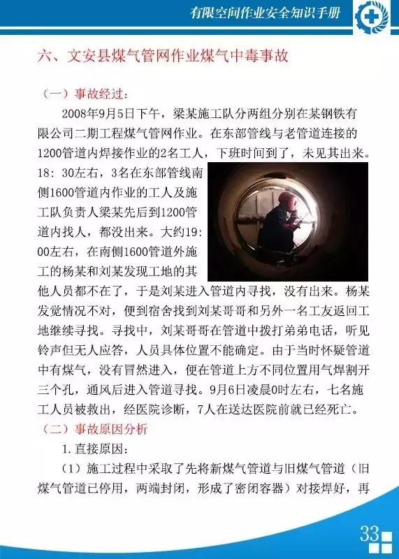 有限空间作业安全知识,有限空间安全知识手册