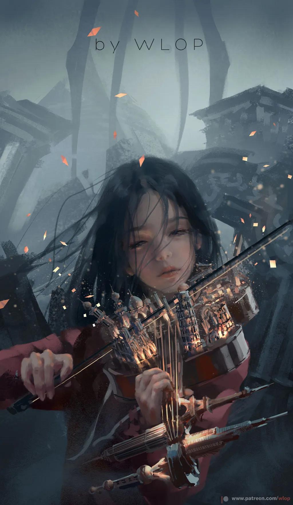原画师wlop,wlop画师最新作品