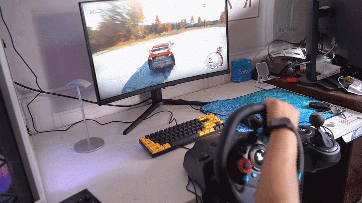 罗技g29方向盘测评,罗技g29方向盘玩极品飞车设置教程