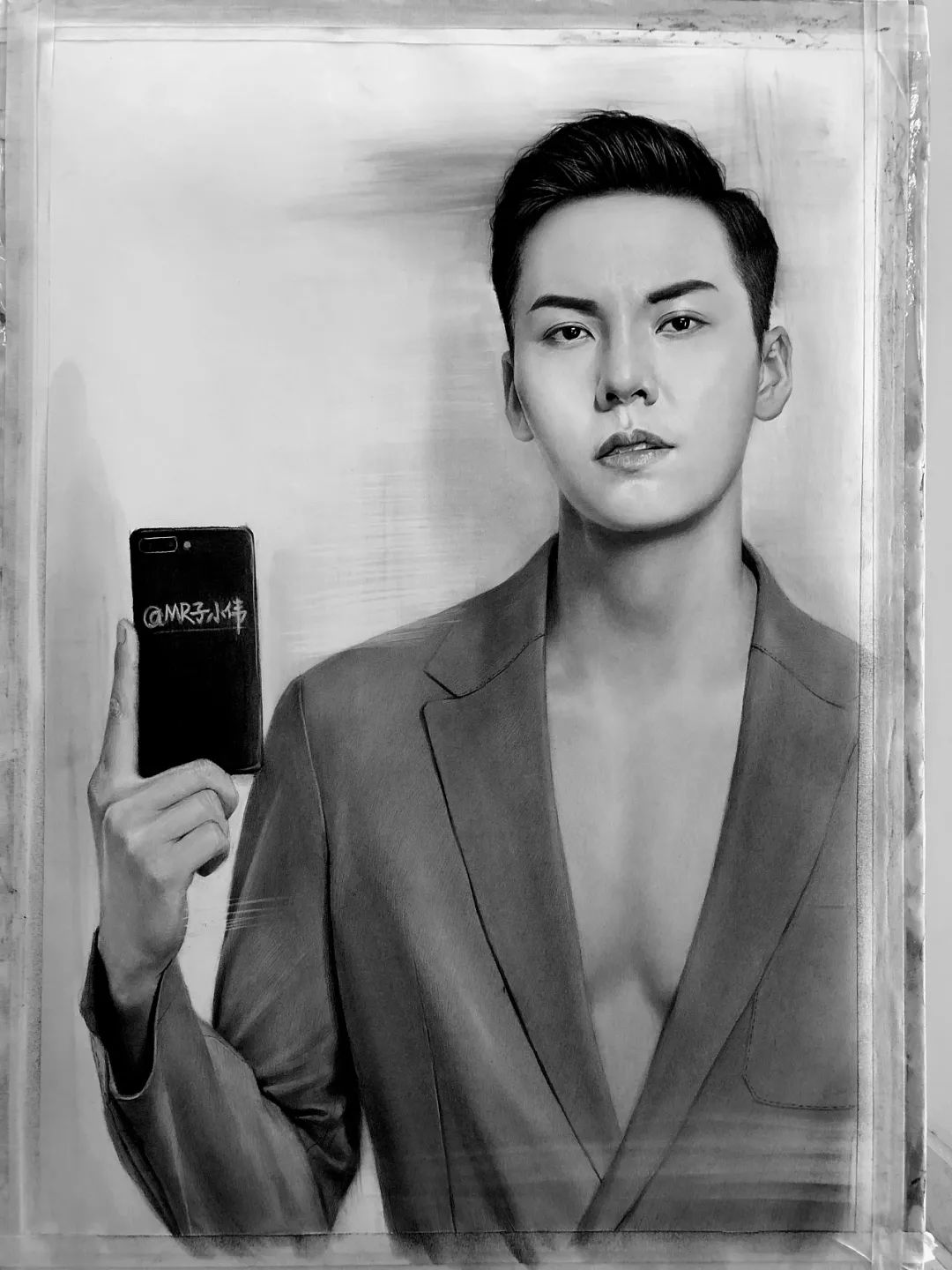 画一幅素描100万笔，胡歌、李现、迪丽热巴在他笔下全都画活了