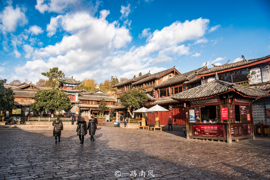 云南丽江四方街,云南四方街古城