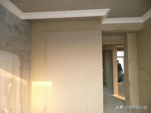 衣柜顶封板走石膏线会开裂吗,石膏线与衣柜顶怎么接