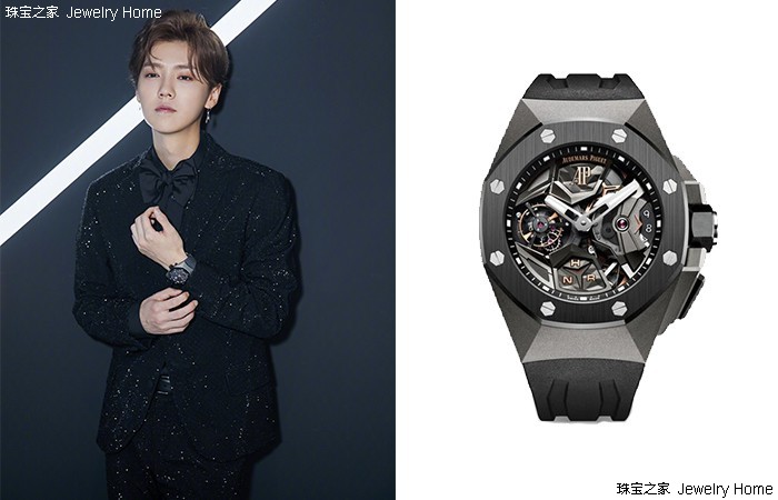 鹿晗关晓彤官宣戴的手表,鹿晗和关晓彤同款项链