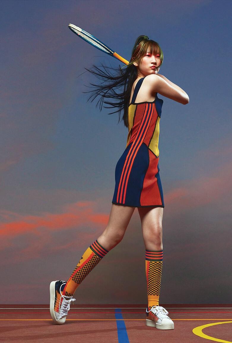 网球服女款运动休闲搭配,网球服夏天穿搭