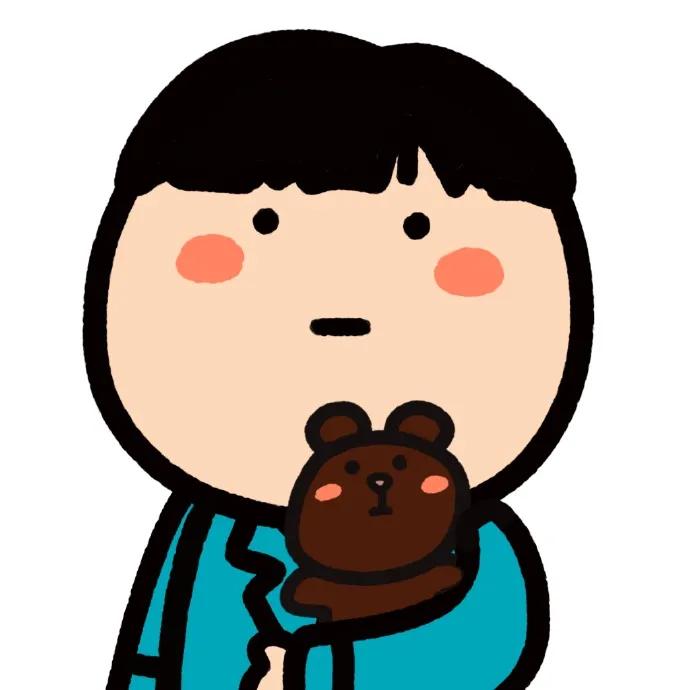 六种脸型头像插画,好看头像线描简单