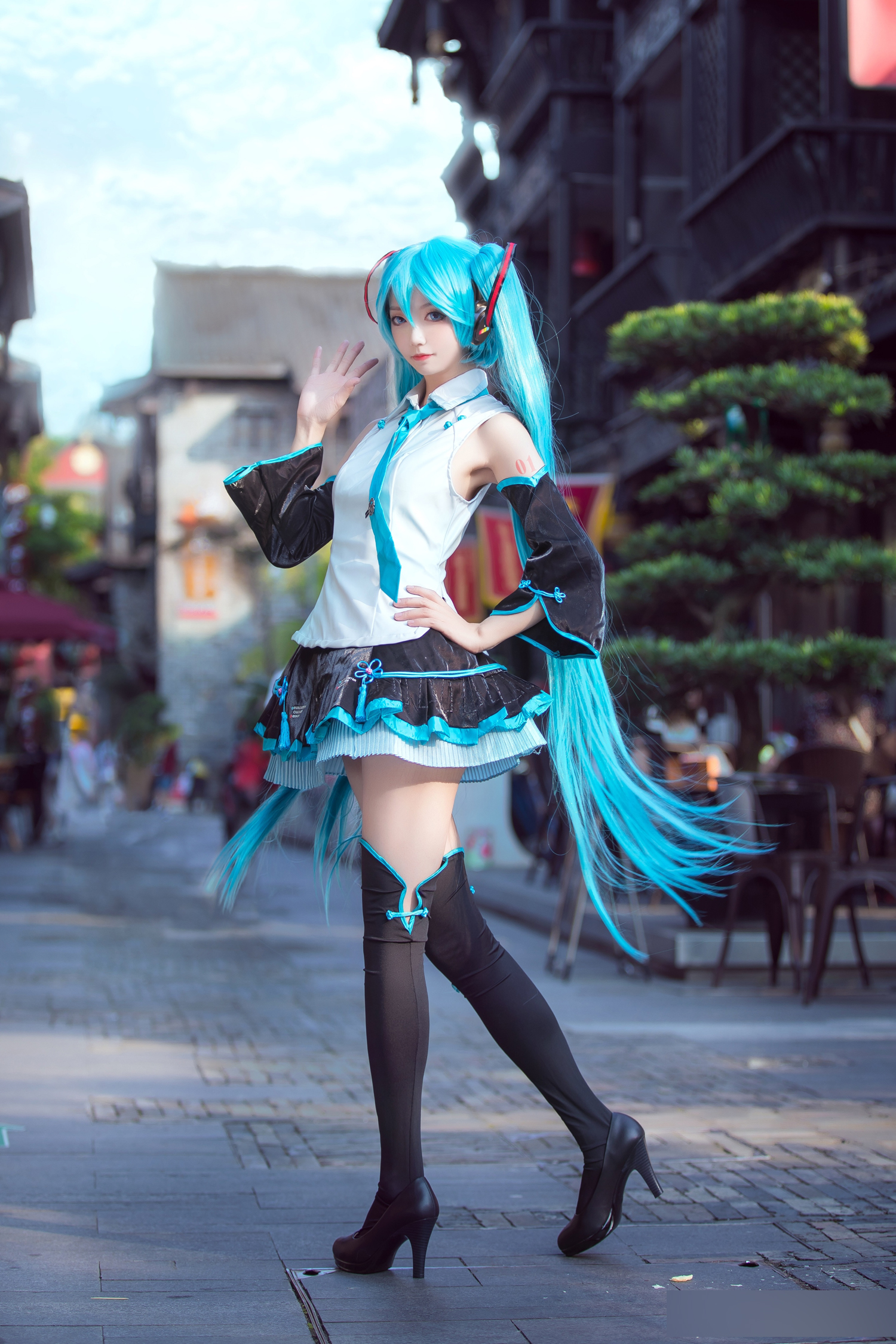 三个人cos未来初音,初音未来cos所有造型