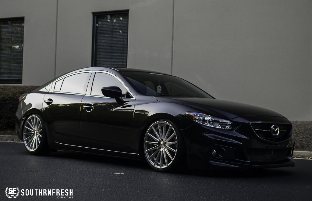 马自达阿特兹改装airbft气动避震,15年马自达阿特兹改装大包围