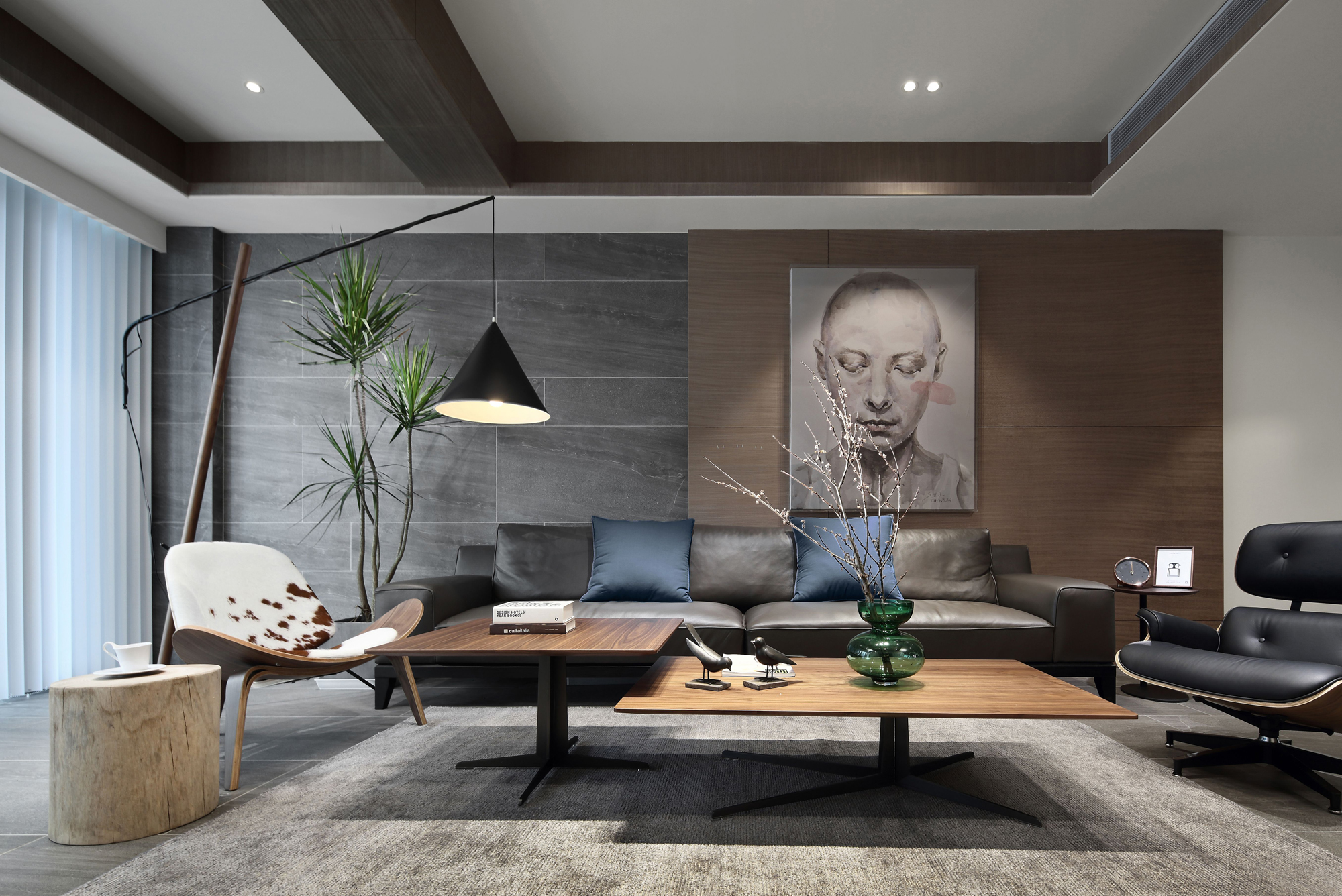 房子装修漂亮便捷的背景墙来啦,背景墙较短新中式效果图大全