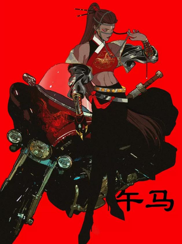 画师兔子作品,十二生肖兔子和蛇的传说绘画