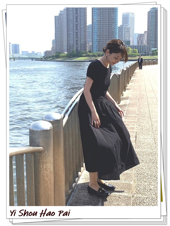 40至50时尚连衣裙穿搭,日系百褶连衣裙穿搭