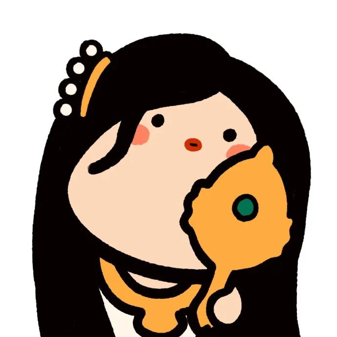 六种脸型头像插画,好看头像线描简单