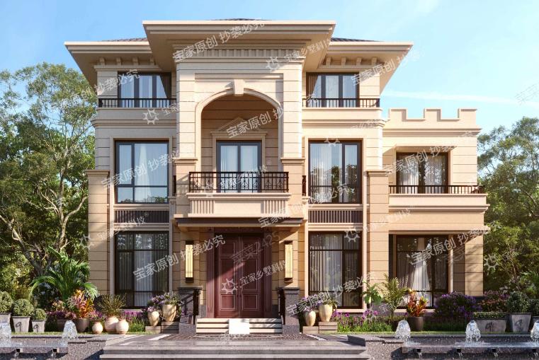 这栋和明信片一样美的乡村别墅样板间，会落在你家宅基地吗？