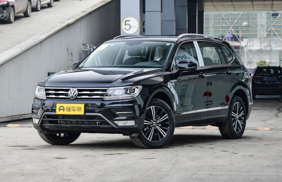 2020款途观l的尺寸轴距,大众途观l2021款4米30长白色