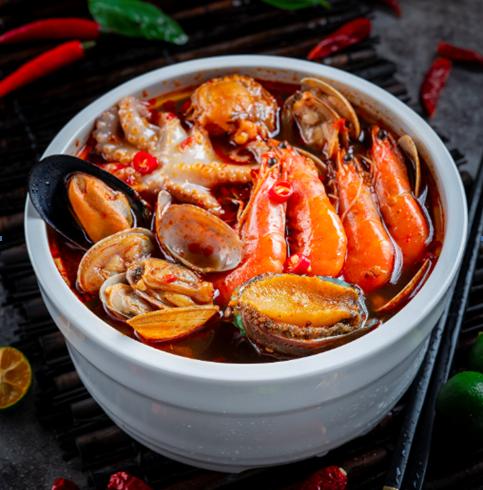 天水吮指捞汁小海鲜,吮指捞汁小海鲜