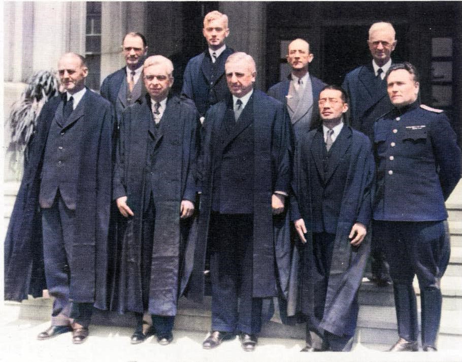 战犯老照片,处决日本七大战犯影像