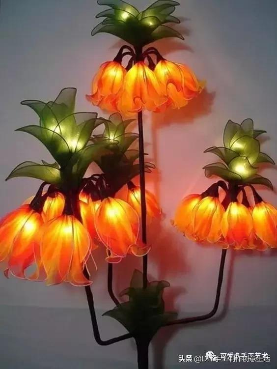 把彩色的*袜丝**套在铁圈上，最后竟然变得这么美（附教程）