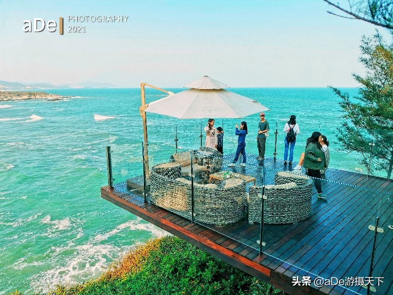 假装在国外打卡,双月湾巴厘岛式悬崖礁石酒吧