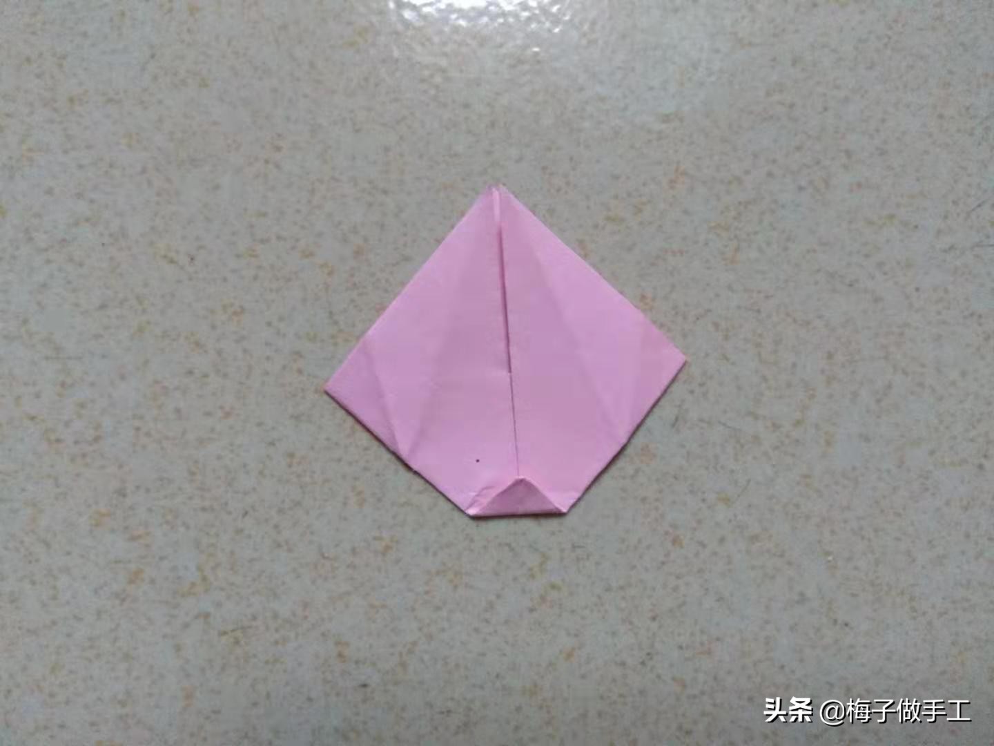 儿童手工折纸教程平底鞋,儿童手工折纸折鞋子